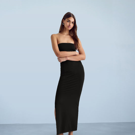 Strapless Tube Maxi Dress