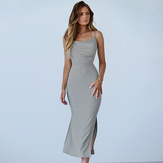 Slit Summer Maxi Dress