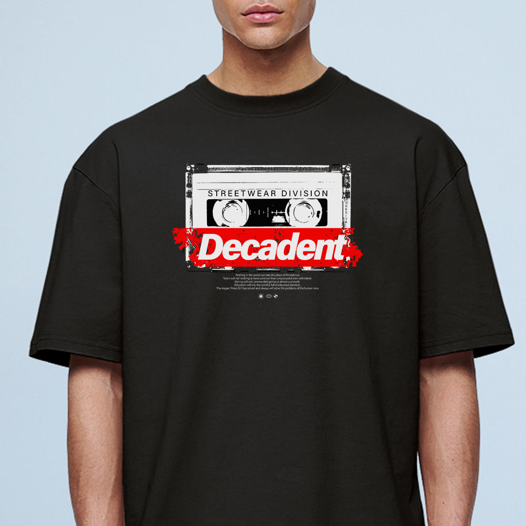 Decadent Black Oversized T-Shirt