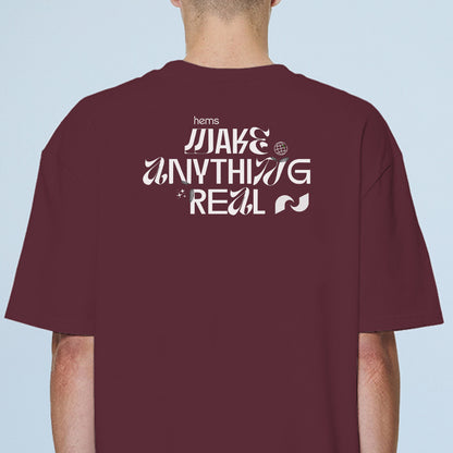 Make Anything Real Meron Oversized T-Shirt