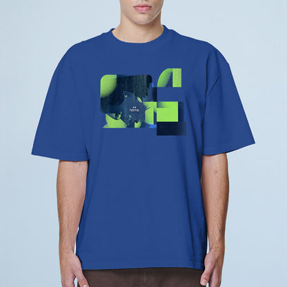 Abstract Neon Oversized T-Shirt