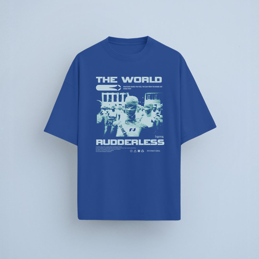 Rudderless World Oversized T-Shirt