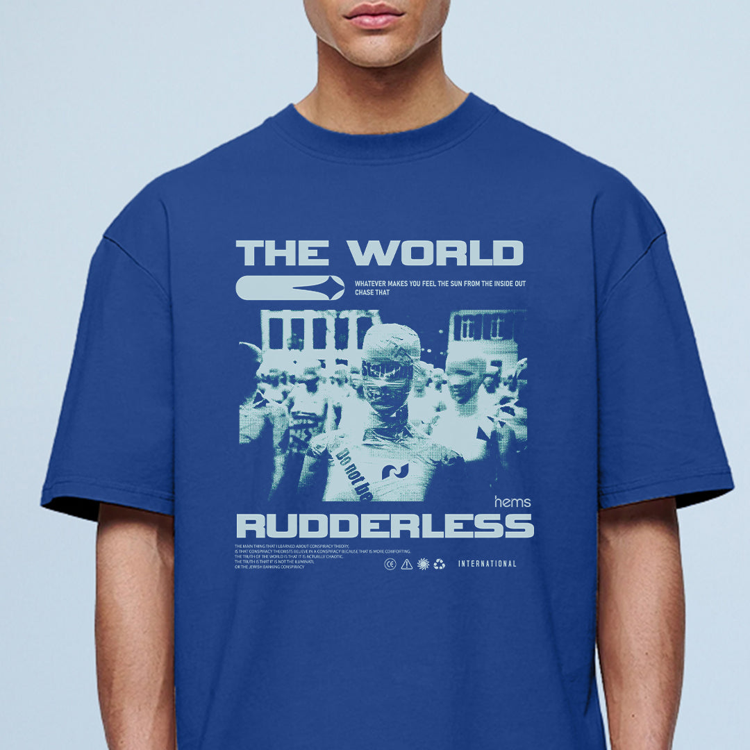 Rudderless World Oversized T-Shirt