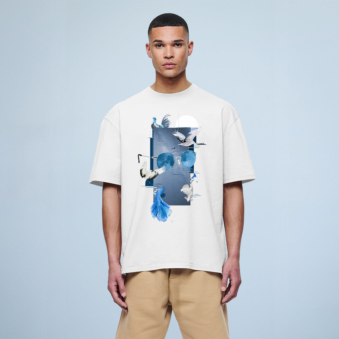 Genz Marine Oversized T-Shirt