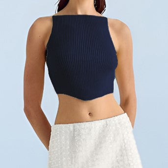 V-Hem Crop Top